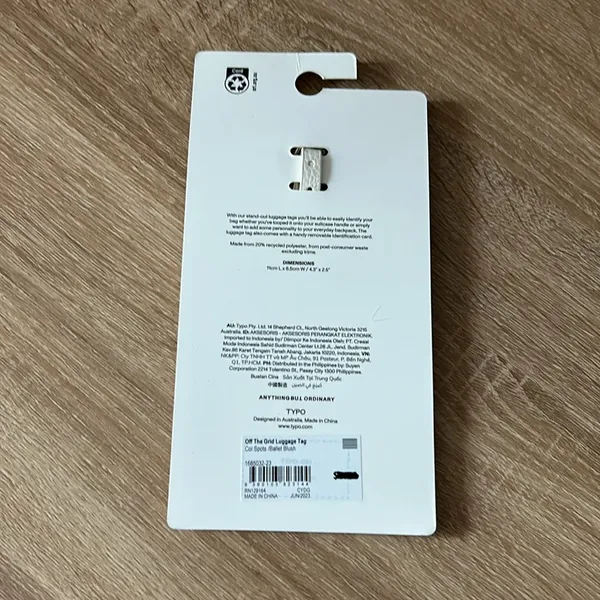 Off the grid pink luggage tag - Image 2