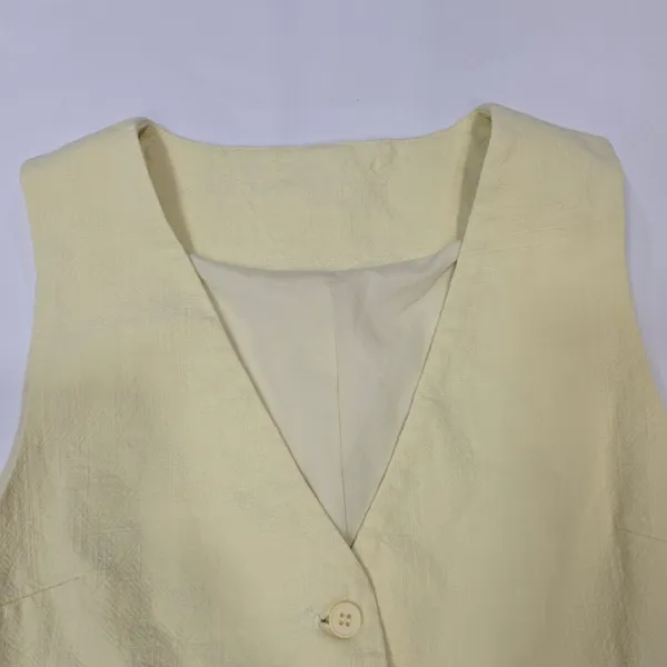 LIONESS Leo Vest in Butter - Image 4