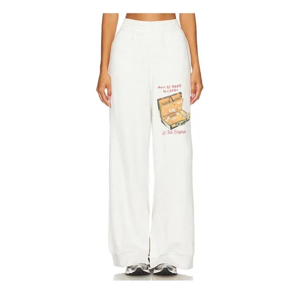 Boys Lie All That Baggage Terry Natural Sweatpants size Small - Image 2