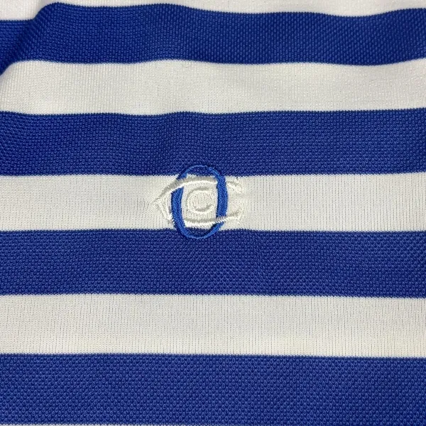 RLX Ralph Lauren Polo Womens S Blue Striped Short‎ Sleeve Collared Snap - Image 8
