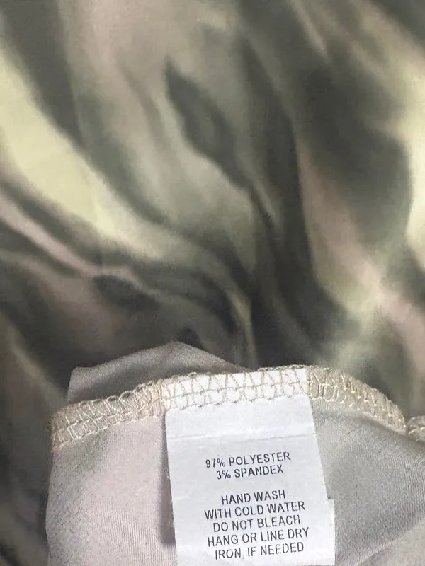 See You Monday Green Zebra Print Midi Skirt Size Large - Image 6