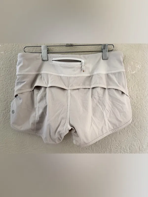Lululemon Women's High-Waist Performance Shorts in Beige size 4 - Image 6
