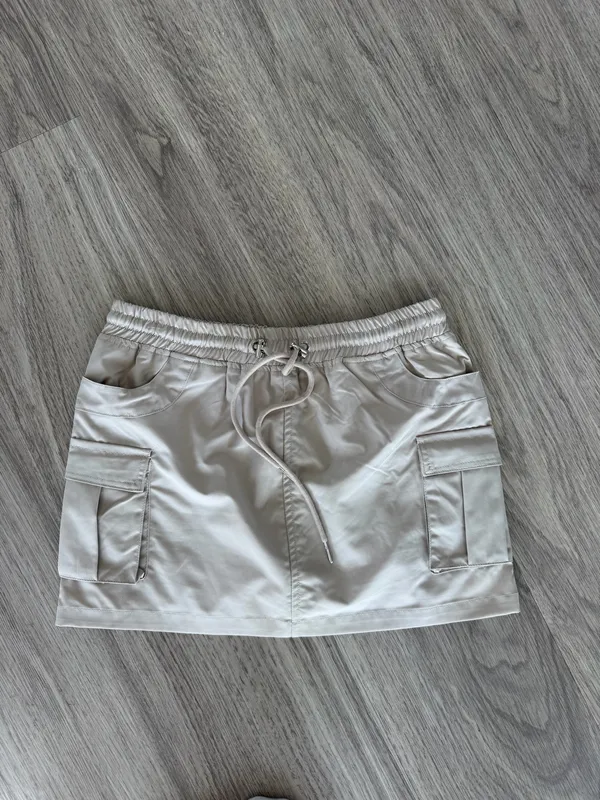 Tan Mini Skort - Image 2