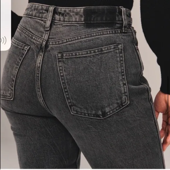 Abercrombie & Fitch Curve Love The Skinny High Rise Jean washed black Size 26/2R - Image 4