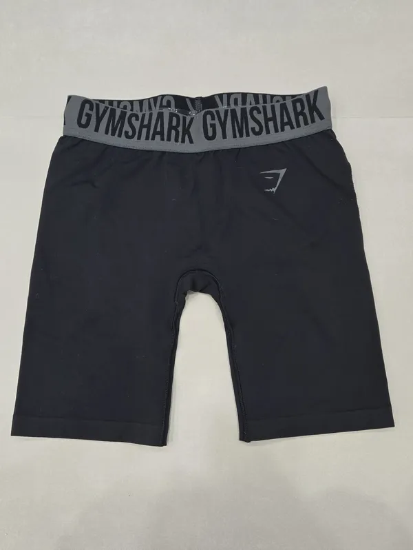 New Gymshark Black Fit Seamless Cycling Shirts Size M - Image 2