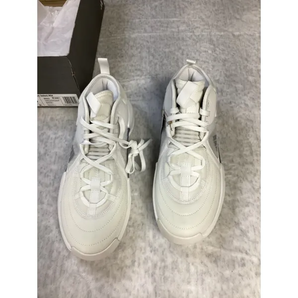 Adidas Exhibit Select Mid Womens Basketball Shoes White Silver IE9332 Size‎ 10 - Image 4