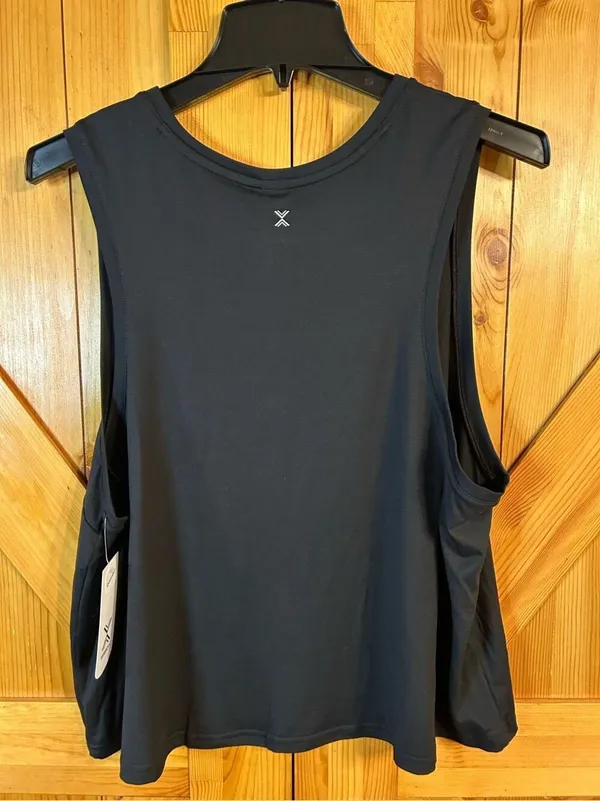 Xersion Quick Dri Tank Top Black Womans Size 0X nwt (0241) - Image 3