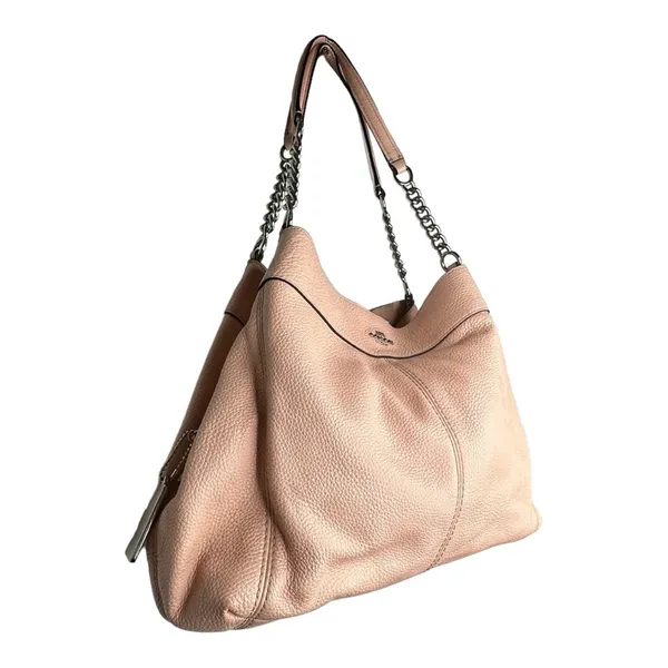 Coach‎ Pebbled Leather Pink Purse - Image 2
