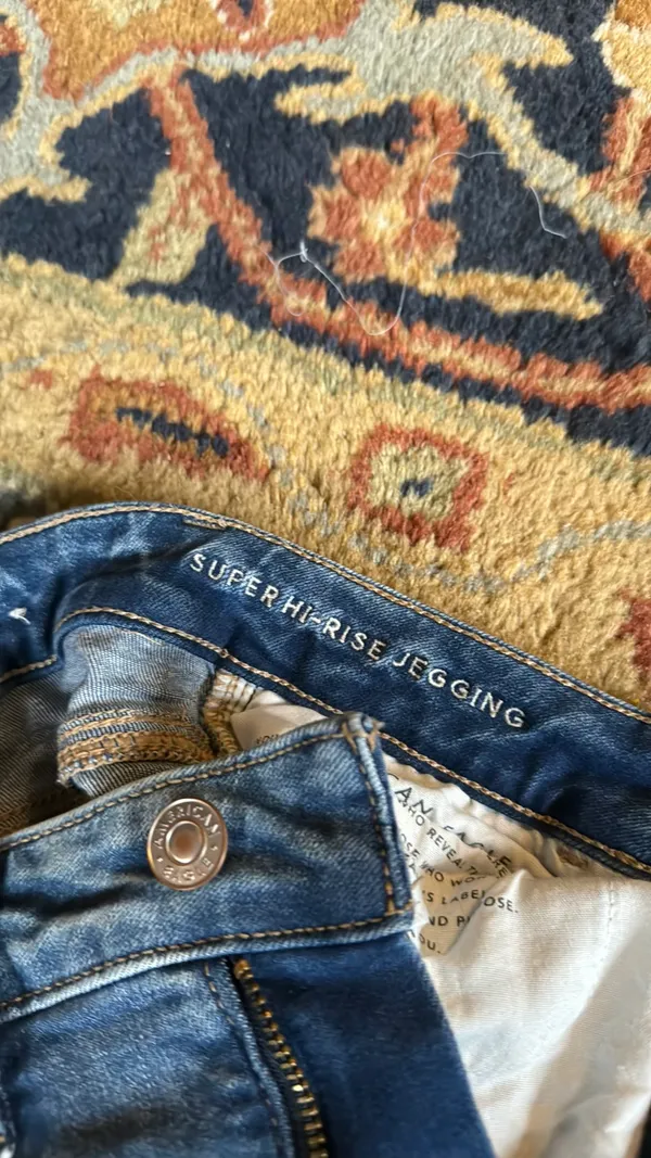 American Eagle Super High Rise Stretch Jeggings - Image 2