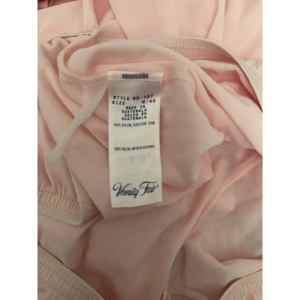Vanity Fair Vintage Pink Nylon Pajama Lounge Set Size Medium 40 - Image 6