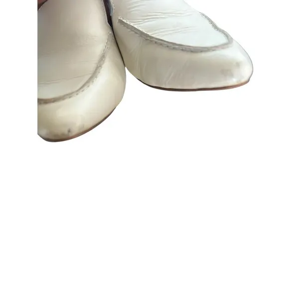 Madewell The Frances Skimmer Mules Leather Slides Beige Size 6 - Image 4