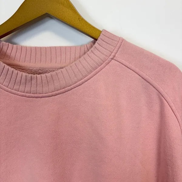 Aerie Pink Crewneck Pullover Sweatshirt - Image 3
