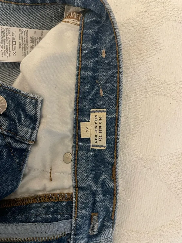 Madewell Jeans Mid-Rise Straight Classic - Image 4