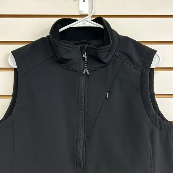 Iceburg Women’s Wind/Water‎ Resistant Vest Size Small Black EUC Lined Pockets - Image 3