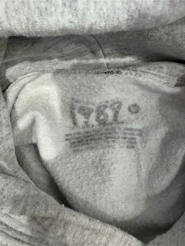 Taylor Swift Light Gray Hoodie 1989 hoodie - Image 4