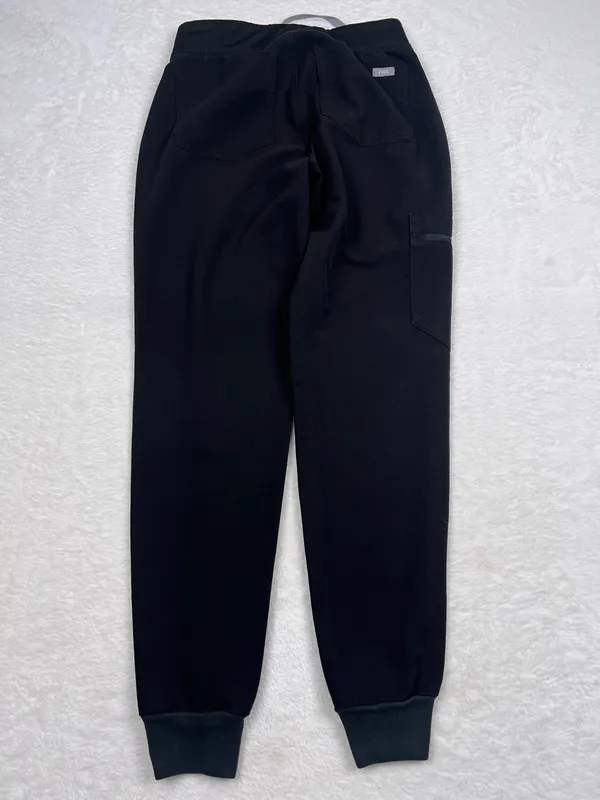 FIGS Zamora Jogger Scrub Pants Black Size XXS Regular Rise - Image 2
