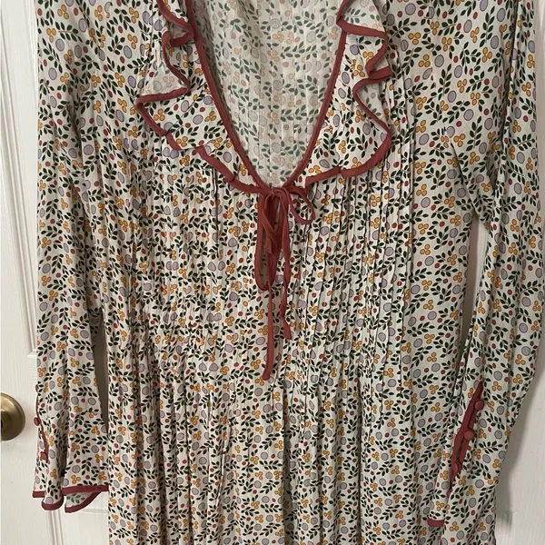 Free People Floral Long Sleeve Dress - Image 2