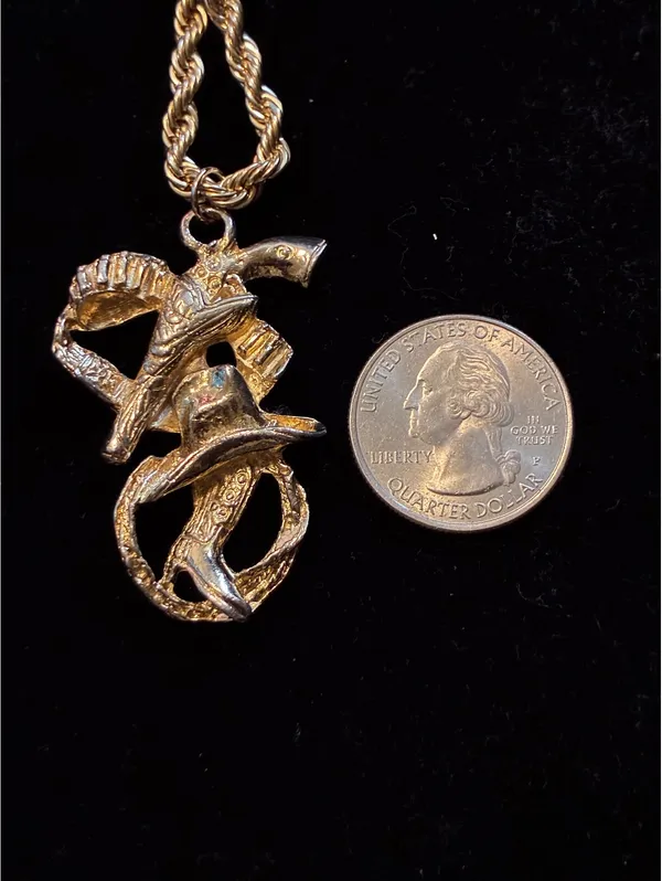 Western Heritage Pendant Necklace – Cowboy Boot, Hat, & Revolver Charm 24” - Image 5