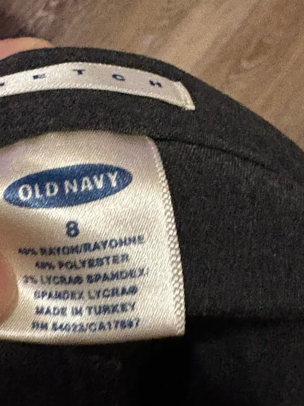Old Navy Black Stretch Pants with Drawstring Waist - Image 5