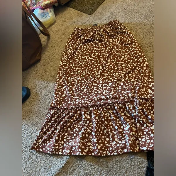 Lark + grey medium‎ skirt Brown - Image 2