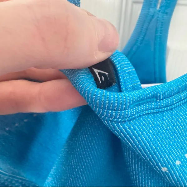 Gymshark Ultra Seamless Sports Bra Blue - Size Medium - Image 5