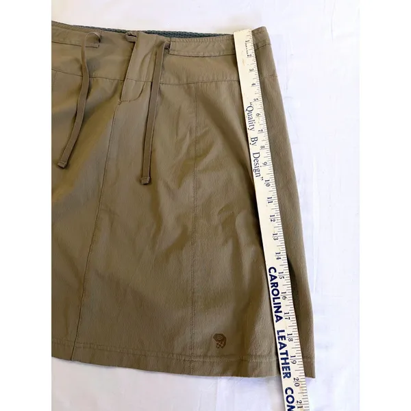 Mountain Hardwear Womens Khaki Hiking Skirt Size 8‎ Brown Outdoor Stretch Mini - Image 5