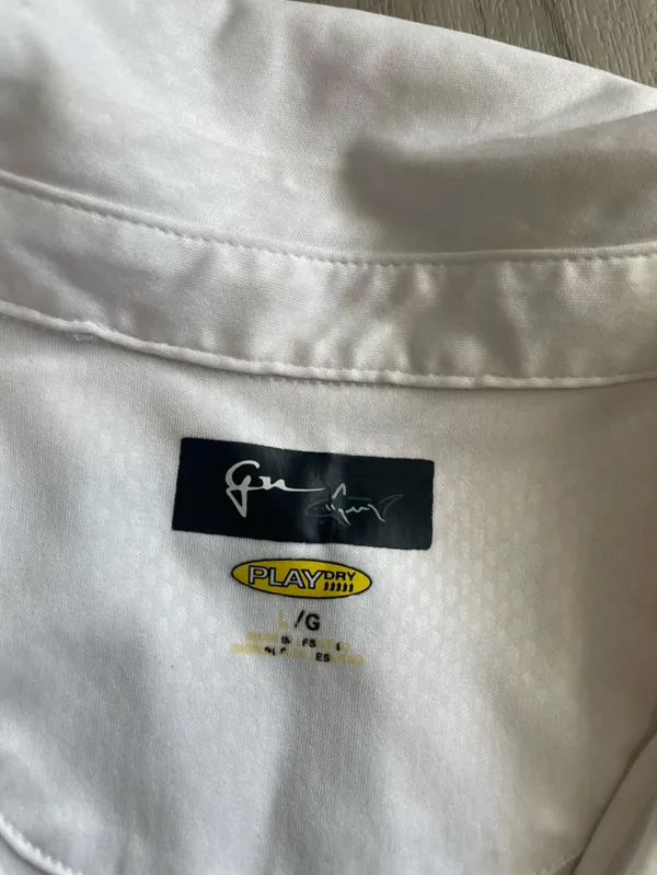 Women's White Sleeveless Polo Tank - Image 2