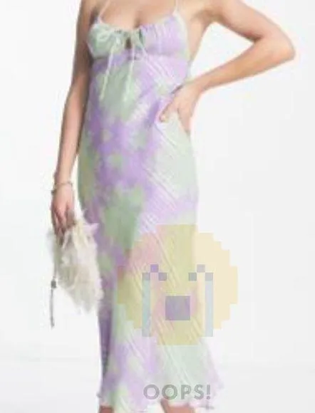 ASOS Pastel Tie-Dye Maxi Dress - Image 2