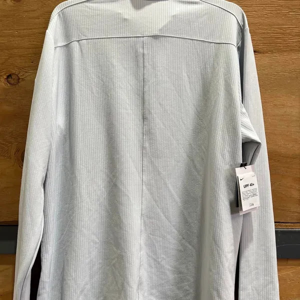 Nike Women's Grey and White Jacket - Image 8