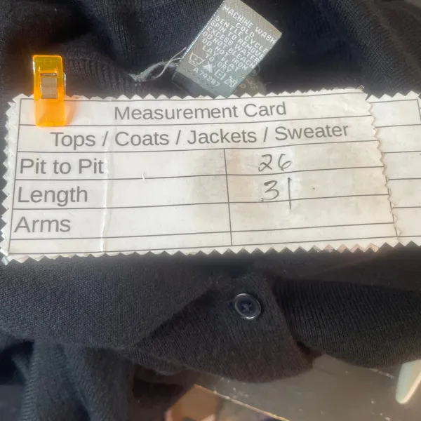 Jessica Holbrook Oversized‎ Cardigan Black XL - Image 8