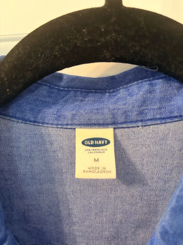 Old Navy Dress Denim Chambray - Image 2