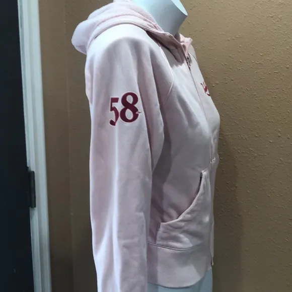 Reebok pink full zip Hoodie - Image 2