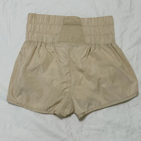 Free People FP Movement The Way Home Vanilla Running Shorts Women Small Athletic - Image 4