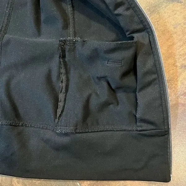 Lands End Women’s Black Hoodie Jacket Full Zip Up Small - Image 10