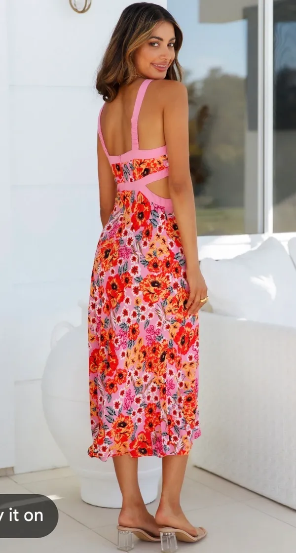 Hello Molly Midi Dress - Image 3