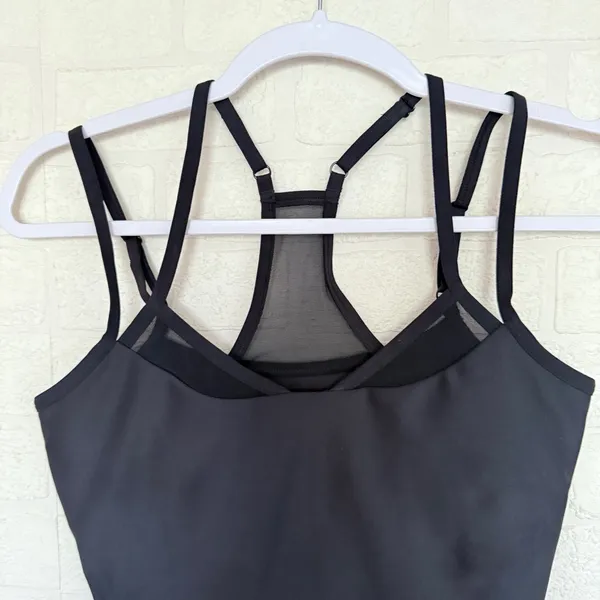 ALO Yoga Black Double-Strap Cropped Tank - Image 7