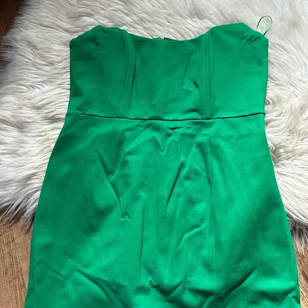 SUPERDOWN Ryleigh Strapless Maxi Dress In Green - Image 9