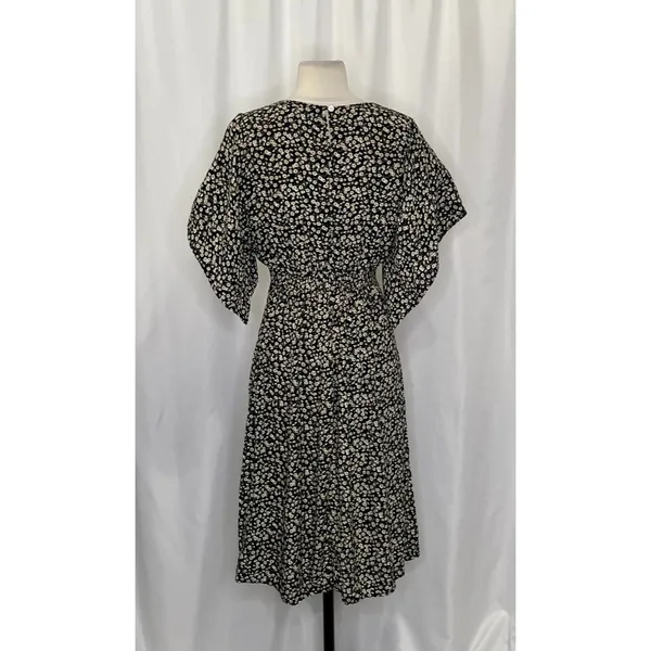 FAITHFULL THE BRAND Massimo Midi Dress Floral Blossom Village Tie Front Small - Image 9