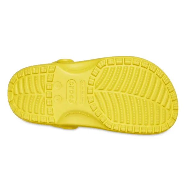 Crocs Clog Unisex Yellow Classic Jibbitz Customizable Comfortable Size‎ M5/W7 - Image 6