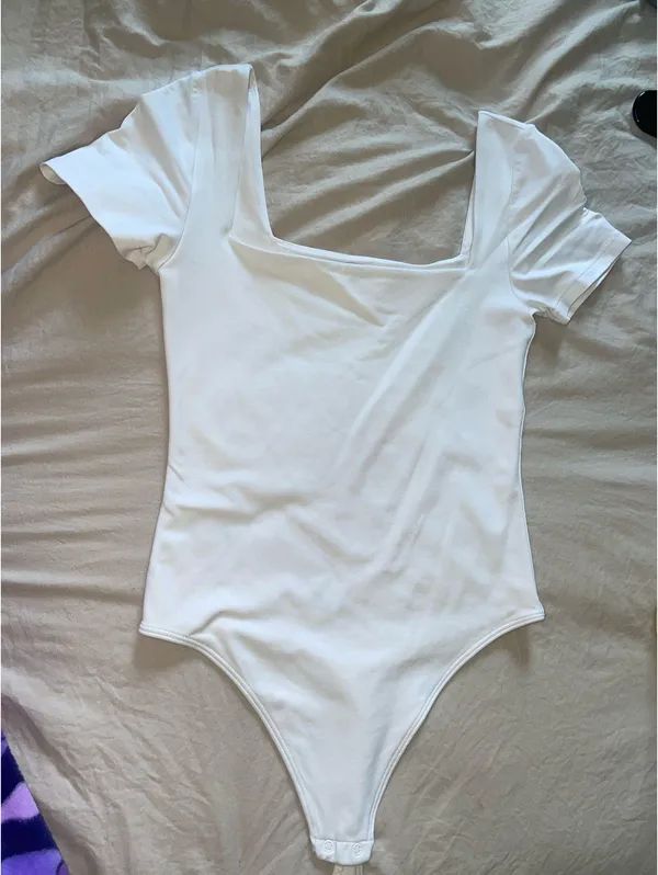 White Aritzia Bodysuit Babaton - Image 3
