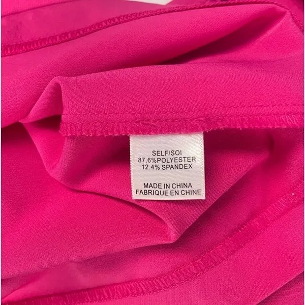 Charles Henry Bell‎ Sleeve Mini Dress in Pink Size Medium - Image 5
