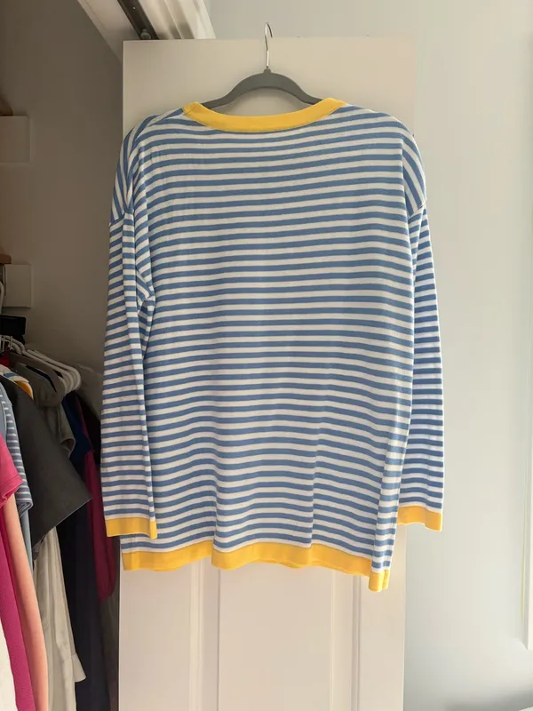 Striped Shirt Blue Size L - Image 2
