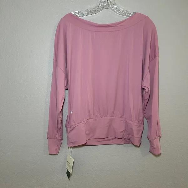 NWT Halara Off-shoulder Oversize Cool Touch Quick Dry Yoga Sports Top Athleisure - Image 5