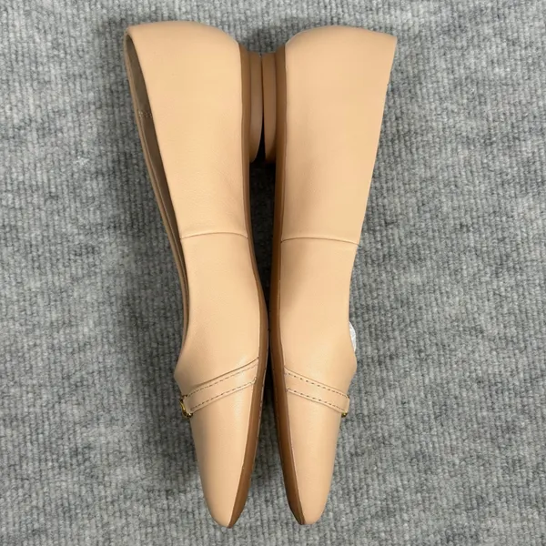 Giani Bernini Size-6.5 M Womens Bentlley Ginger Leather Pointed Toe Flats - Image 5