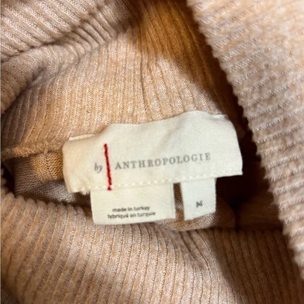 Anthropologie lace up side ‎ Maxi Turtleneck Sweater Tank Size Sz M - Image 11