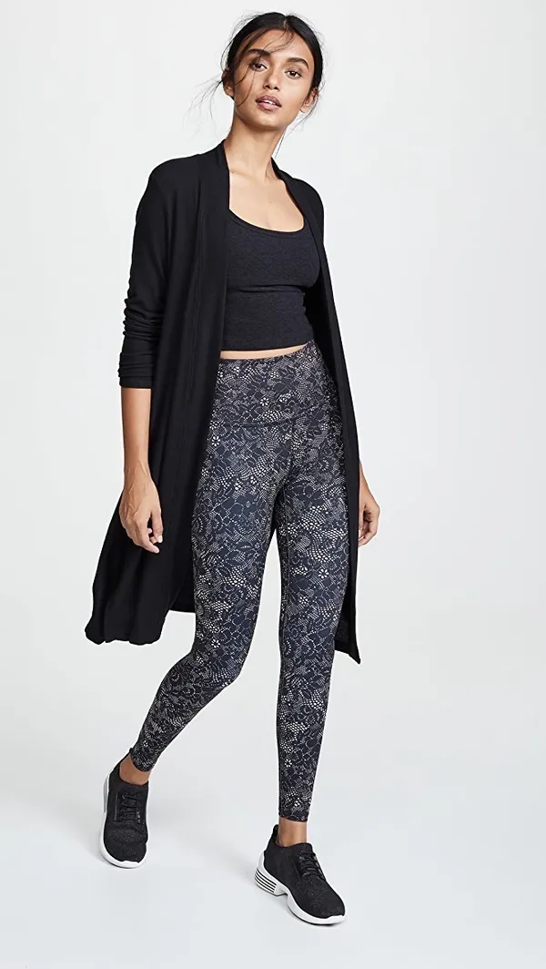 Beyond Yoga High Slits cozy fleece long duster cardigan size S small - Image 18