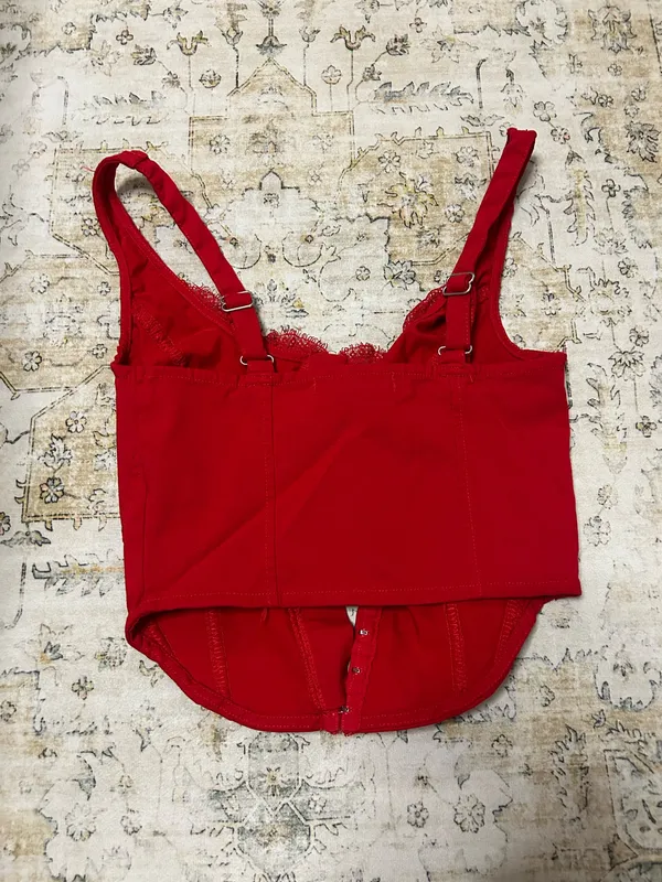 Madden Girl Red Corset top - Image 5