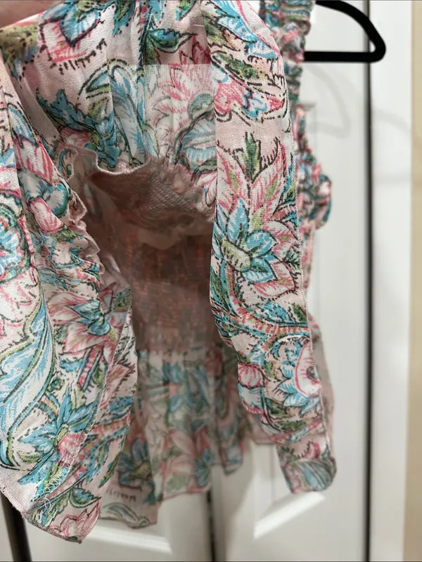Urban outfitters Floral Smocked Peplum Tank Top - Image 3