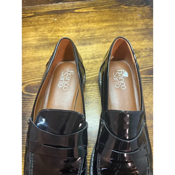 Franco Sarto Cassandra Black Loafers‎ Size 8.5 - Image 4