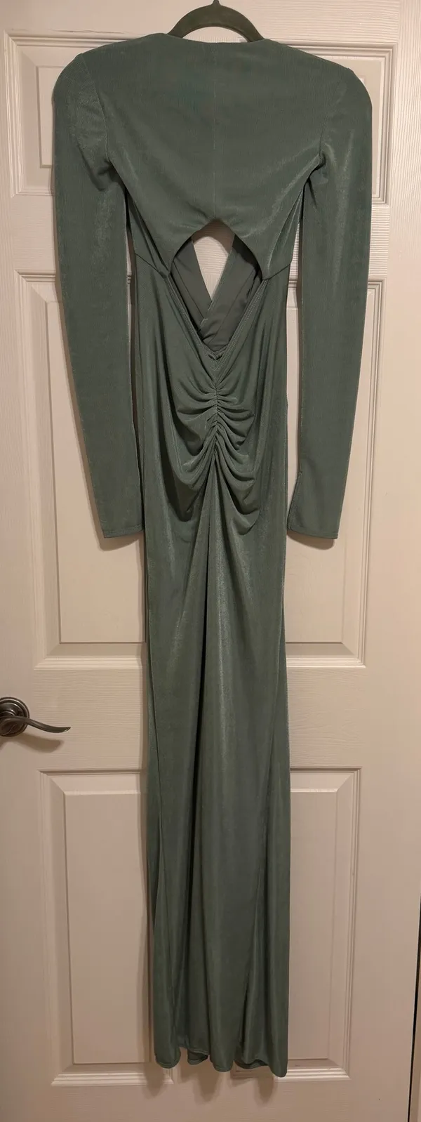 Katie May | Free People In A Mood Gown in Sage Green - Image 6